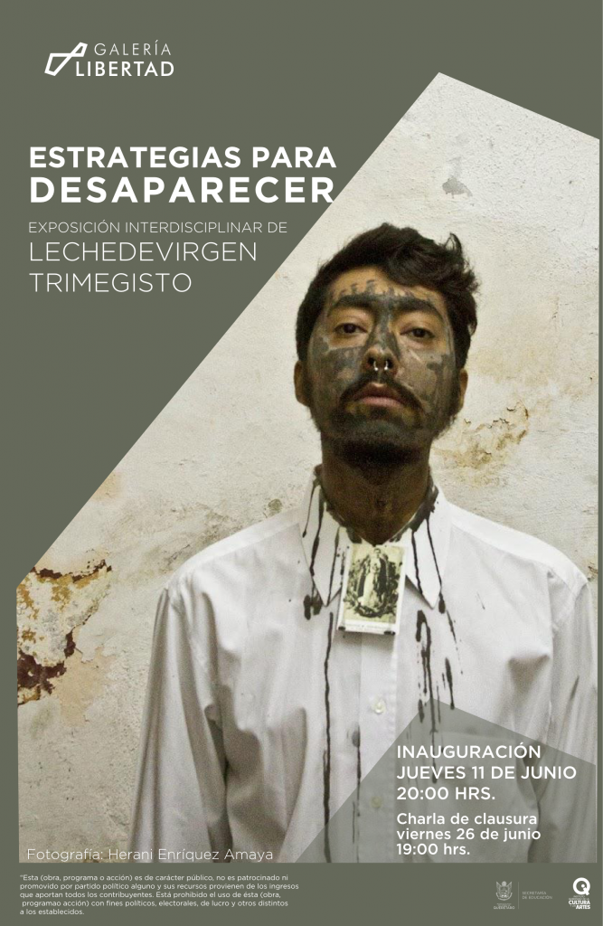 Estrategias para desaparecer Lechedevirgen